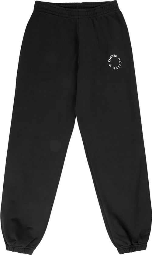 Se 7 Days Active Organic Sweat Pants Kvinde 001 Black Sweatpants Str L - hos Magasin ved Magasin