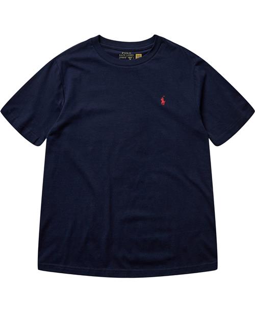 Se Polo Ralph Lauren 26/1 Jerseyss Cn-tp-tsh Str L - Blå Kortærmede T-shirts Bomuld hos Magasin ved Magasin