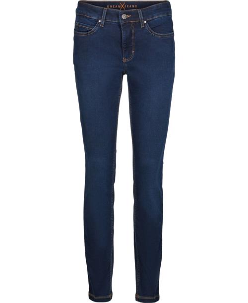 MAC Jeans Dream Skinny Kvinde Blå Skinny Jeans Str W34 / L30 - Denim hos Magasin