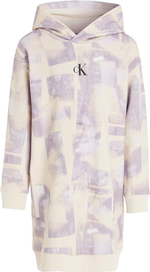 Calvin Klein Calvin Klein Jeans Hoodie Dress Str 8 år - 0f4 Kjoler Polyester hos Magasin