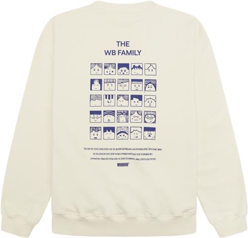 Se Woodbird Wbcope Family Crew Mand Off White Sweatshirts Str XL - hos Magasin ved Magasin