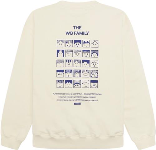 Woodbird Wbcope Family Crew Mand Off White Sweatshirts Str XXL - hos Magasin