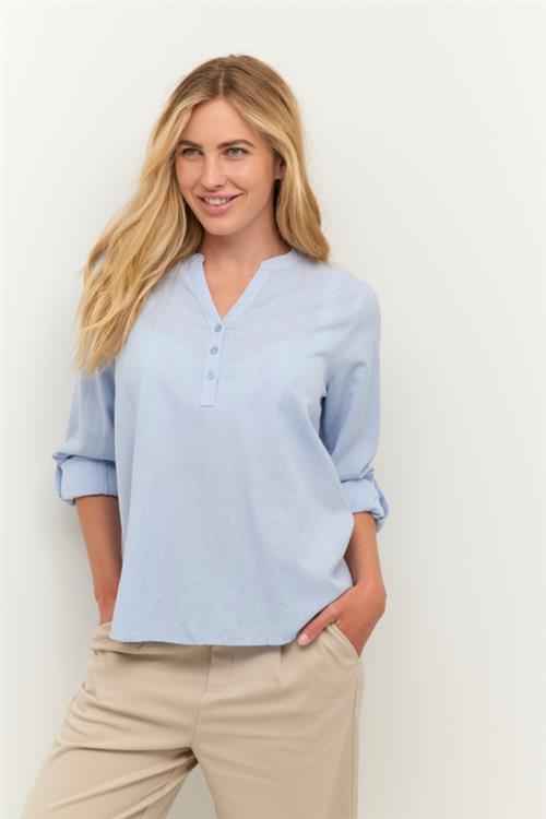 Se Kaffe Kamajse Blouse Kvinde Windsurfer Langærmede Bluser Str 40 - hos Magasin ved Magasin