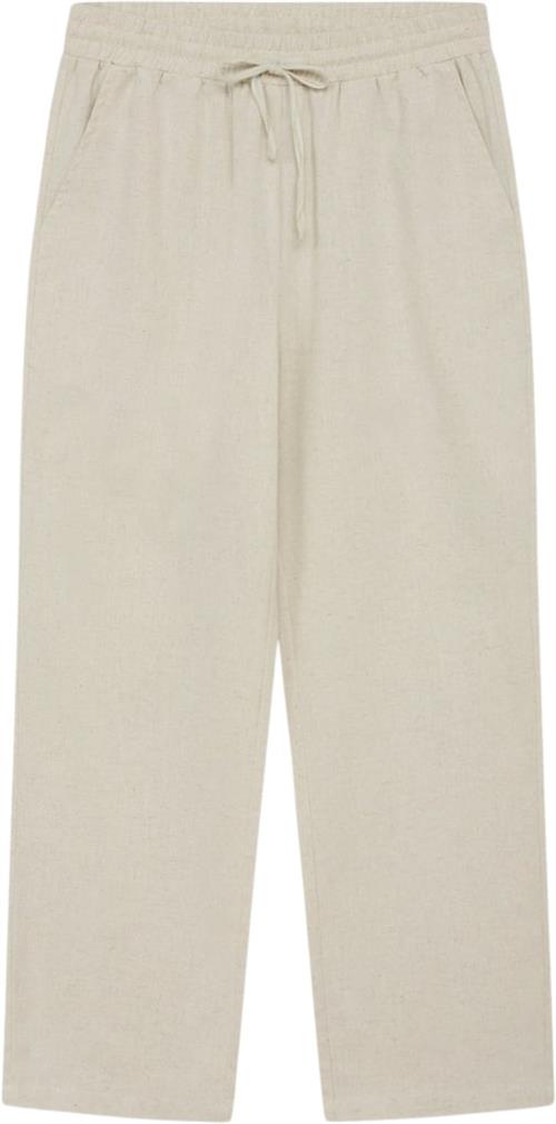 Se Grunt Allan Linen Pants Str L/14Y - Sand Bukser hos Magasin ved Magasin