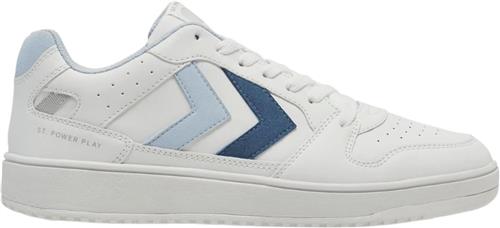 Hummel ST. Power Play Sneakers Kvinde White/ballad Blue Sneakers Str 40 - hos Magasin