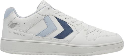 Hummel ST. Power Play Sneakers Kvinde White/ballad Blue Sneakers Str 38 - hos Magasin