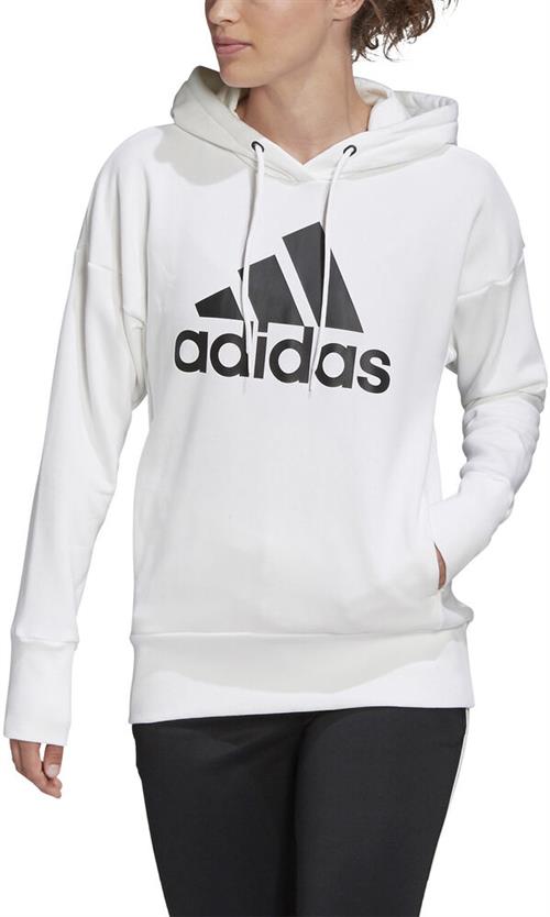 adidas Badge Of Sport Long Hættetrøje L - Hættetrøjer & Sweatshirts Bomuld hos Magasin