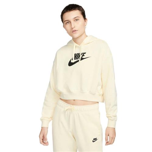 Se Nike Sportswear Club Fleece Oversized Crop Graphic Haettetroje L - Hættetrøjer & Sweatshirts hos Magasin ved Magasin