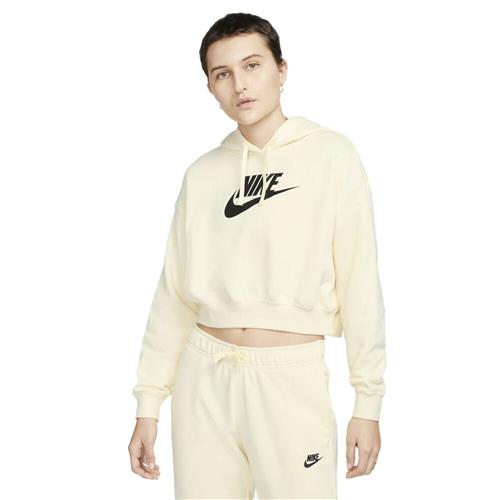 Nike Sportswear Club Fleece Oversized Crop Graphic Haettetroje XS - Hættetrøjer & Sweatshirts hos Magasin