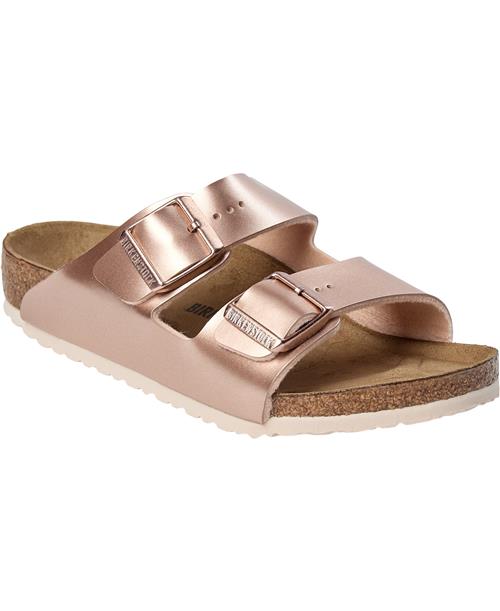 Birkenstock Arizona Kids BF Electric Metallic Copper Metallic Copper Sandaler Str 29 - hos Magasin