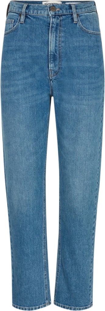 Tomorrow Teresa Jeans Wash Hong Kong Kvinde Denim Blue Straight Jeans Str 29 / 32 - hos Magasin