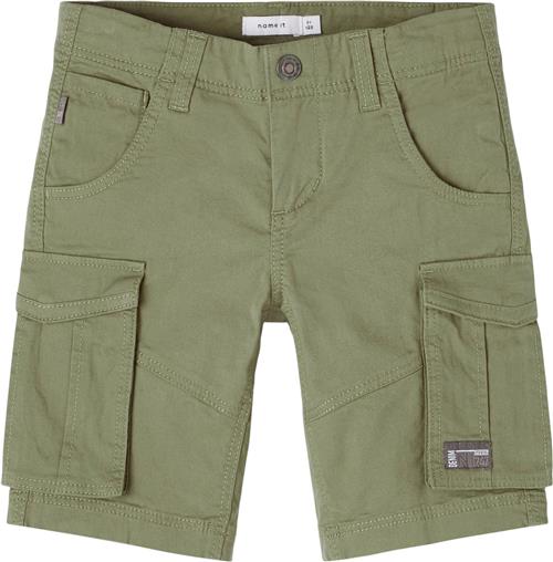 Name It Nkmryan REG TWI L Shorts 6776ba NO Str 128 - Grøn Shorts & Bloomers hos Magasin