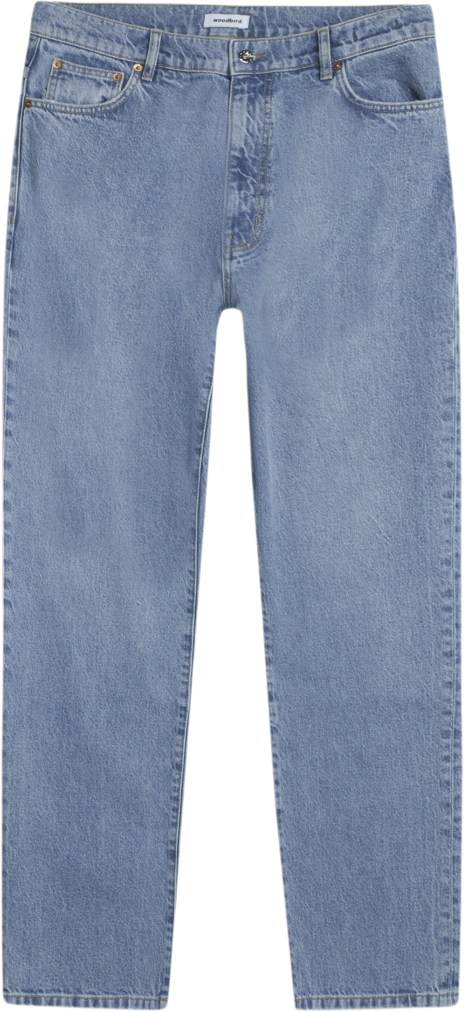 Se Woodbird Leroy Doone Jeans Mand Washed Blue Jeans Str 29 / 32 - hos Magasin ved Magasin