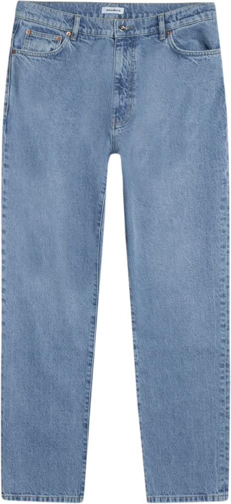 Se Woodbird Leroy Doone Jeans Mand Washed Blue Jeans Str 31 / 34 - hos Magasin ved Magasin