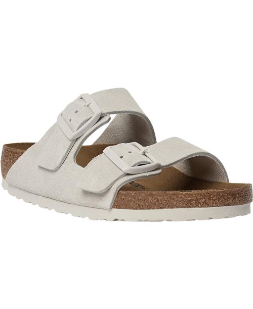 Birkenstock Arizona Leve Antique White Kvinde White Flade Sandaler Str 41 - hos Magasin