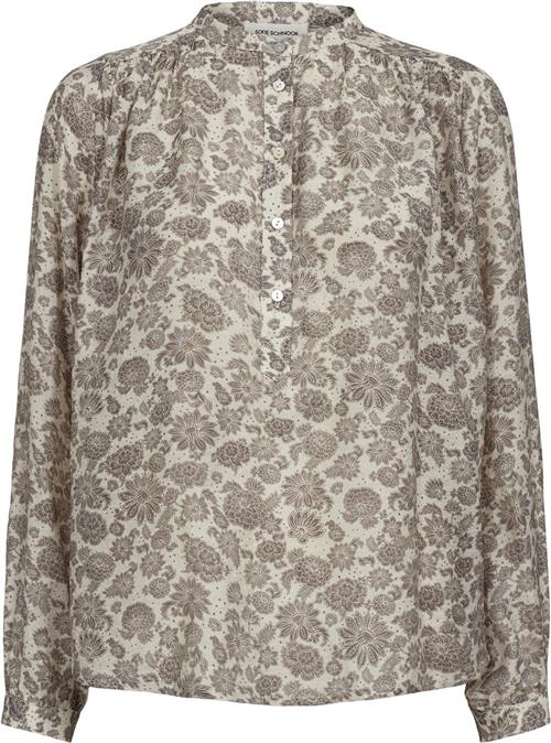 Sofie Schnoor Blouse Kvinde Grey Langærmede Bluser Str 42 - hos Magasin