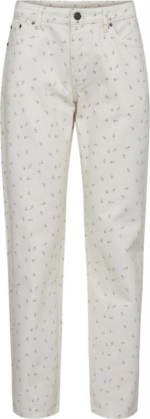 Sofie Schnoor Jeans Kvinde White Alyssum Straight Jeans Str 40 - hos Magasin