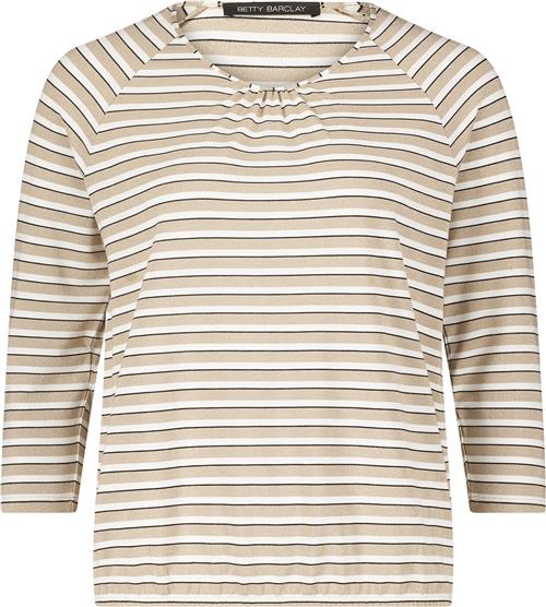 Se Betty Barclay Betty Barclay Shirt Kvinde Sand Langærmede T-shirts Str 46 - hos Magasin ved Magasin