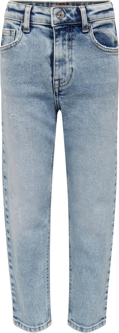 ONLY Kogcalla Life MOM FIT Dest DNM Az56 Str 164 - Light Blue Denim Jeans Bomuld hos Magasin