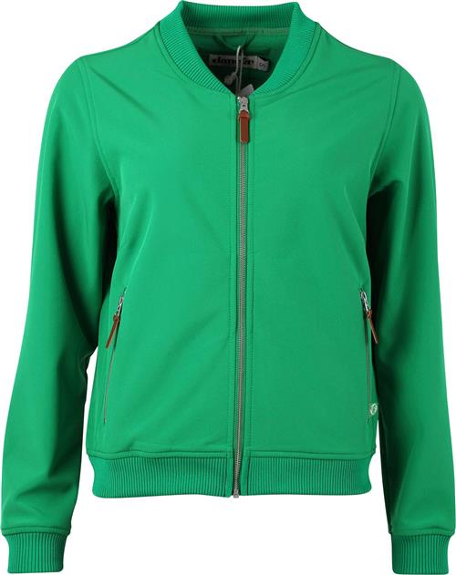 Danefæ Danebea Softshell Bomber Kvinde Grass Green Bomberjakker Str XS - Polyester hos Magasin