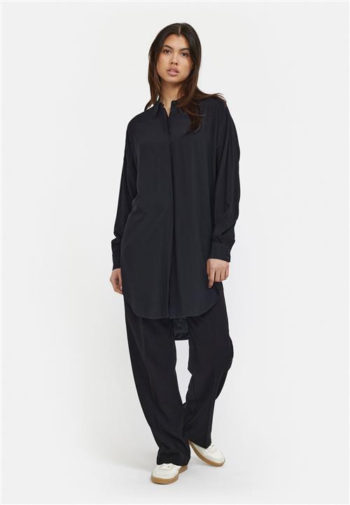 Soft Rebels Srfreedom LS Long Shirt Kvinde Black Langærmede Skjorter Str XS - hos Magasin