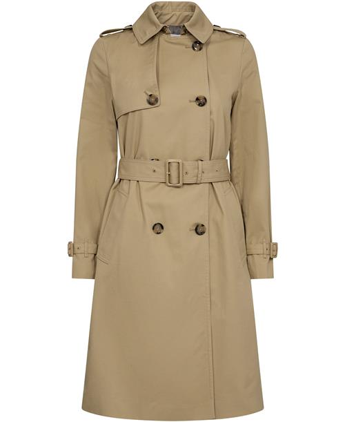 MANGO Classic Trench Coat With Belt Kvinde Light Beige Trenchcoats Str XXL - hos Magasin