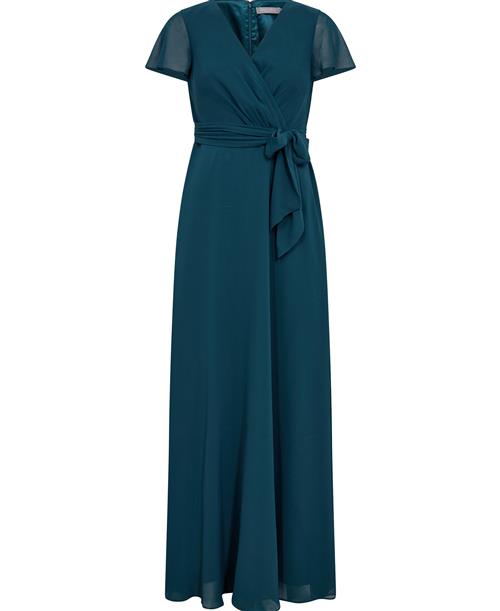 Christian Berg AK,Wrapchiffon Kvinde Dark Jade Maxi Kjoler Str 40 - hos Magasin