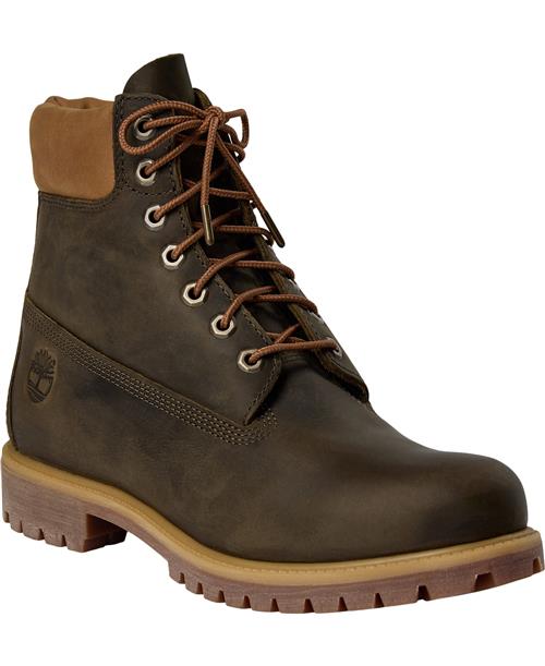 TIMBERLAND Timberland Premium 6 Inch Lace UP W Mand Military Olive Snørestøvler Str 41 - hos Magasin