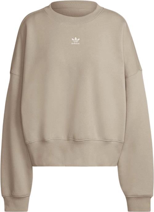 Se adidas Essentials Fleece Sweatshirt Kvinde Beige Sweatshirts Str 40 - Bomuld hos Magasin ved Magasin