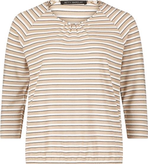 Se Betty Barclay Betty Barclay Shirt Kvinde Sand Langærmede T-shirts Str 42 - hos Magasin ved Magasin