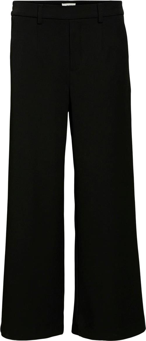 Object Objlisa Wide Pant Noos Kvinde Black Bukser Med Brede Ben Str 40 - hos Magasin