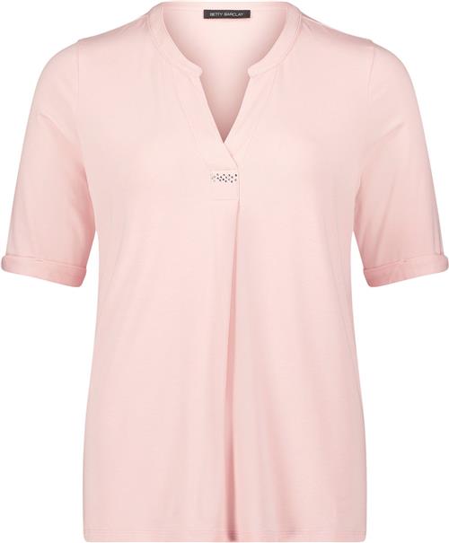 Betty Barclay Shirt Kurz 1/2 Ar Kvinde Powder Pink Kortærmede Bluser Str 46 - hos Magasin