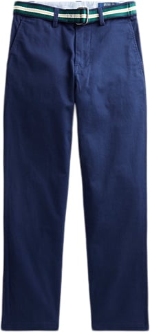 Se Polo Ralph Lauren Belted Slim Fit Stretch Twill Pant Str 12 / 12 år - Blå Bukser hos Magasin ved Magasin