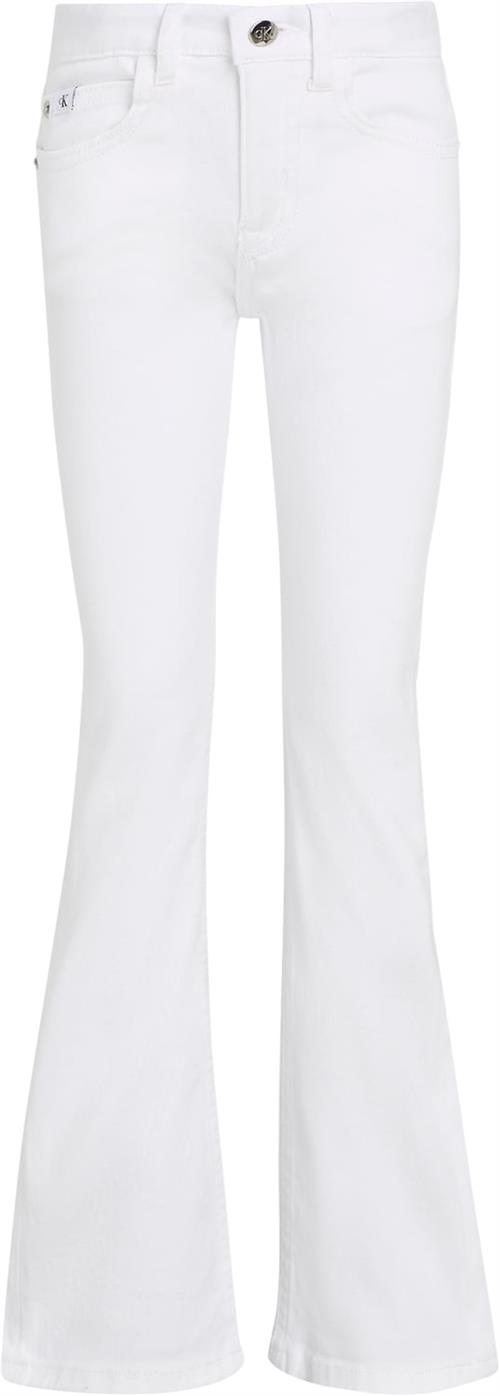 Calvin Klein MR Flare White Denim Str 10 år Denim - 1cd Jeans hos Magasin