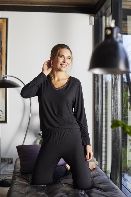 CCDK Jasmin Pajamas Pant Natbukser Str XS - hos Magasin