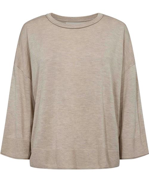 InWear Ilzeiw Pullover Kvinde Haze Melange Sweaters Casual Fit Str L - hos Magasin