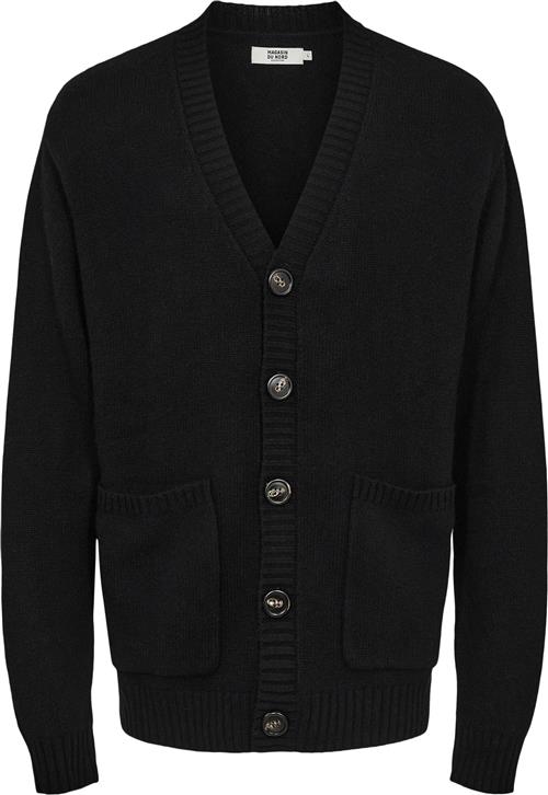 Se Magasin du Nord Collection Magasin Ethan 1 RWS Cashmere & Uldmix Mand Black Cardigans Str XXL Cashmere ved Magasin