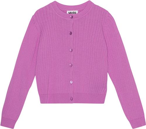 Se Molo Gloria Str 146-152 cm - Lilla Cardigans Bomuld hos Magasin ved Magasin