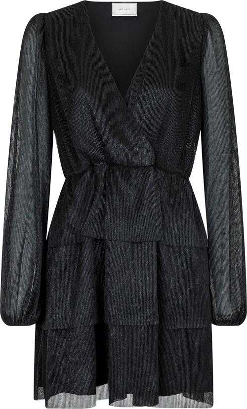 Neo Noir Nene Glitz Dress Kvinde Black Korte Kjoler Str 40 - hos Magasin