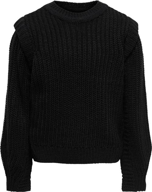 Se ONLY Kognewlexine L/S Pullover KNT Kvinde Sort Sweaters Str 146/152 - hos Magasin ved Magasin