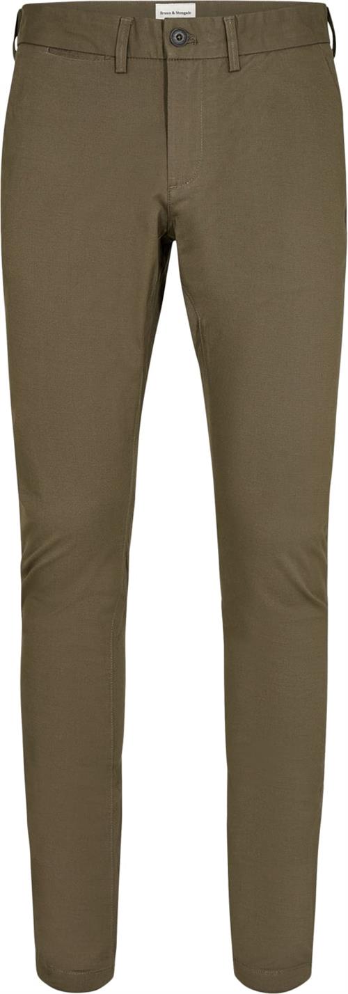 Se Bruun & Stengade BS Anton Slim fit Chinos Mand 430 Casual Bukser Str W31 / L34 - Bomuld hos Magasin ved Magasin