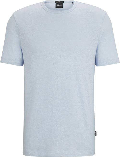 Se BOSS Tiburt 456 Mand Light/pastel Blue Kortærmede T-shirts Str XL - hos Magasin ved Magasin