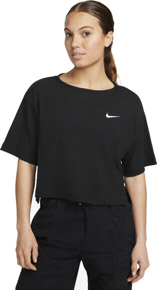 Nike Sportswear Ribbed Jersey T Shirt S - Trænings T-shirts Bomuld hos Magasin