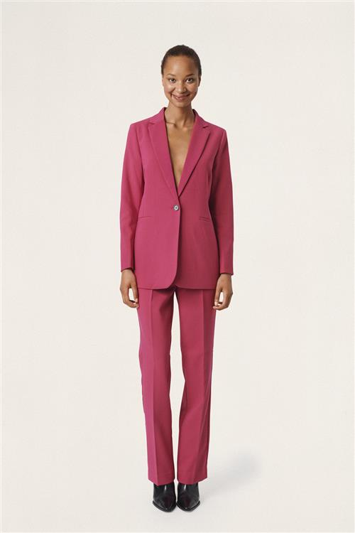 Soaked in Luxury Slcorinne Ozark Blazer LS Fasttrack Kvinde Vivacious Blazere Regular Fit Str L - hos Magasin