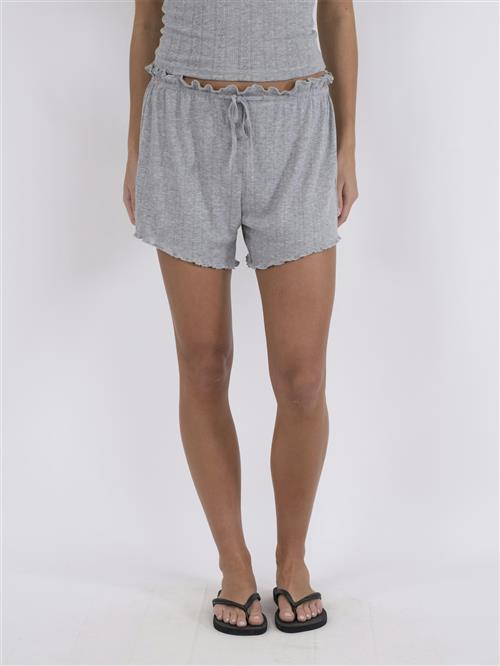 Neo Noir Merritt Pointelle Shorts Kvinde Light Grey Casual Shorts Str 40 - hos Magasin