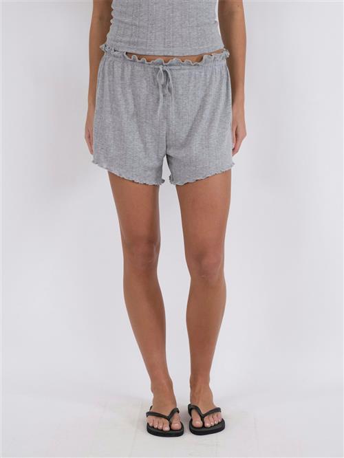 Neo Noir Merritt Pointelle Shorts Kvinde Light Grey Casual Shorts Str 38 - hos Magasin