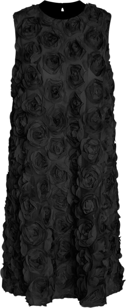 Bruuns Bazaar Clarkiabbchi Dress Kvinde Black Midi Kjoler Str 38 - Polyester hos Magasin