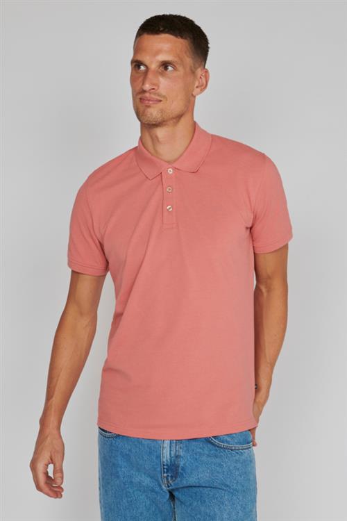 Se Matinique Mapoleo Melange Mand Faded Rose Melange Kortærmede Poloer Regular Fit Str XL - hos Magasin ved Magasin