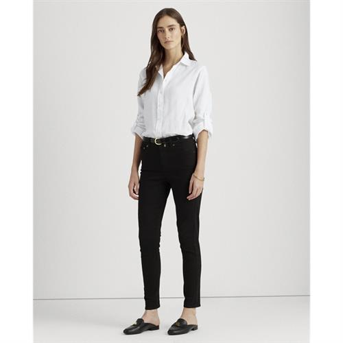 Lauren Ralph Lauren Linen Shirt Kvinde Hvid Hørskjorter Str XS - hos Magasin