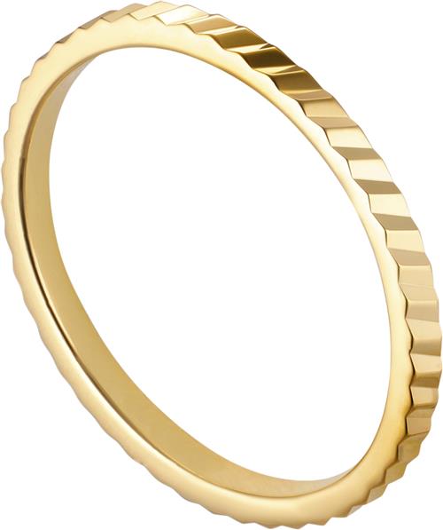 Jane Kønig Small Reflection Ring, Goldplated Sterling Silver-46 52 - Ringe hos Magasin